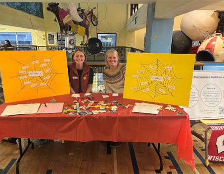 Newsletter image - two staff members at Children's museum